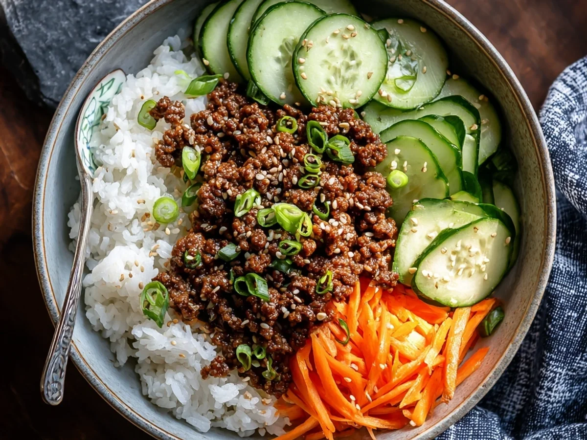 Quick Korean Ground Beef Bowl: Weeknight Flavor Burst - Featured Image