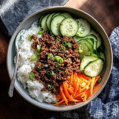 Quick Korean Ground Beef Bowl: Weeknight Flavor Burst