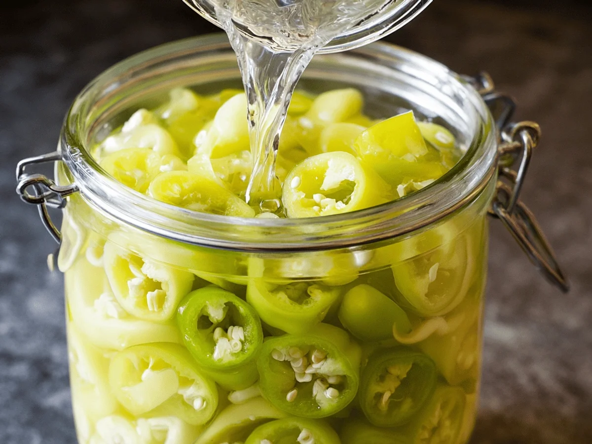 Quick Pickled Banana Peppers Recipe - Featured Image