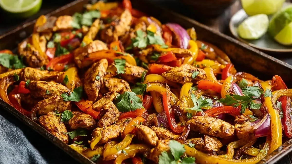 Quick Sheet Pan Chicken Fajitas Recipe: A Weeknight Win