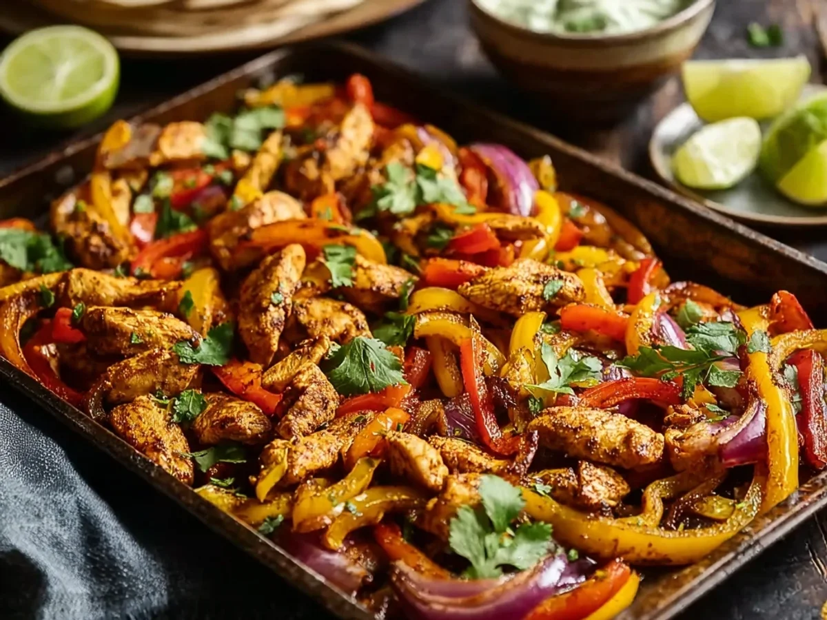 Quick Sheet Pan Chicken Fajitas Recipe: A Weeknight Win - Featured Image
