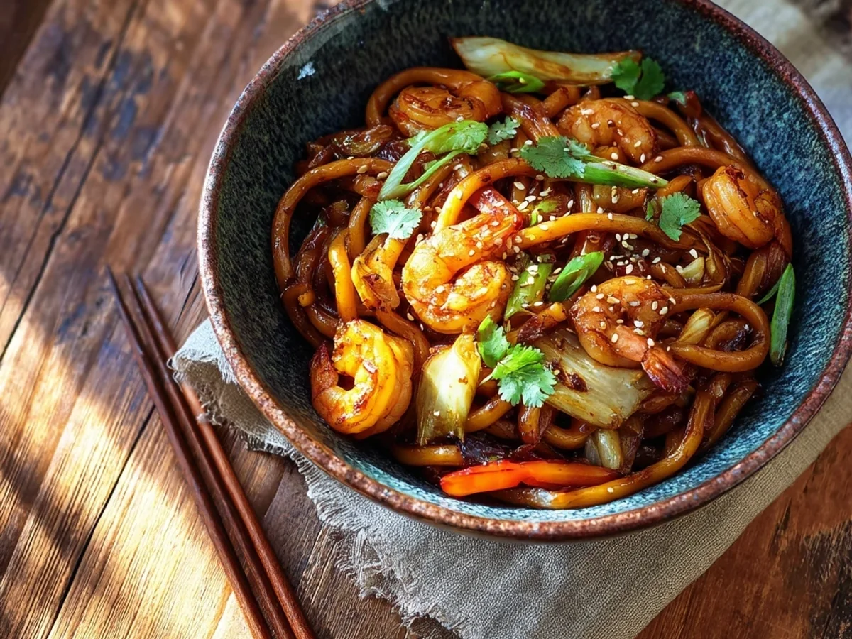 Quick Shrimp Yaki Udon: A Weeknight Wonder - Featured Image