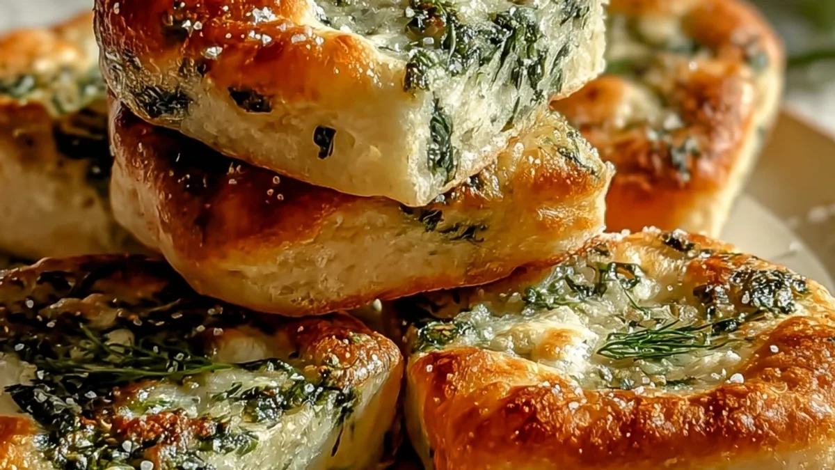 Quick Vegetarian Spinach Cottage Cheese Flagels