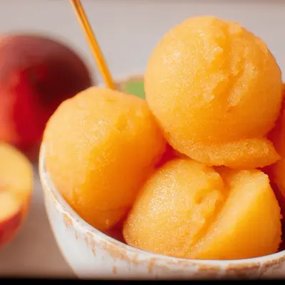 Refreshing Homemade Peach Sorbet Recipe