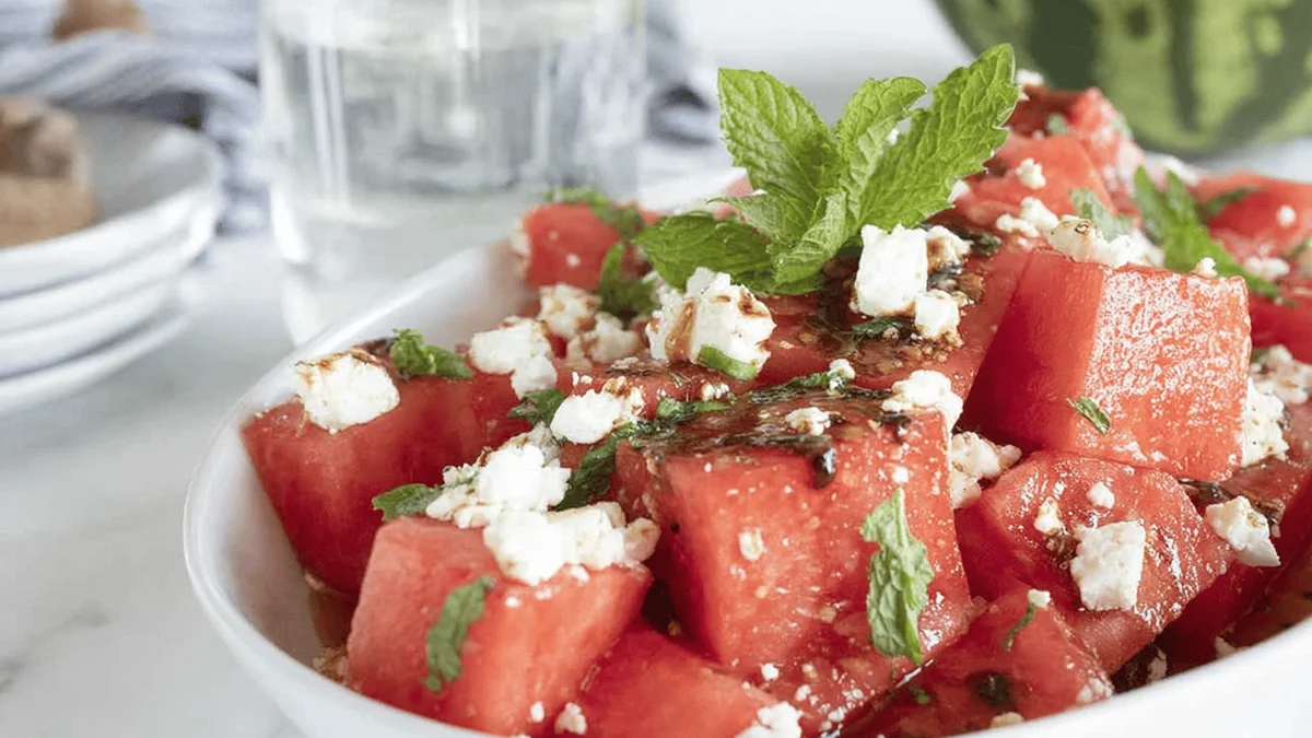 Refreshing Watermelon Feta Salad Recipe