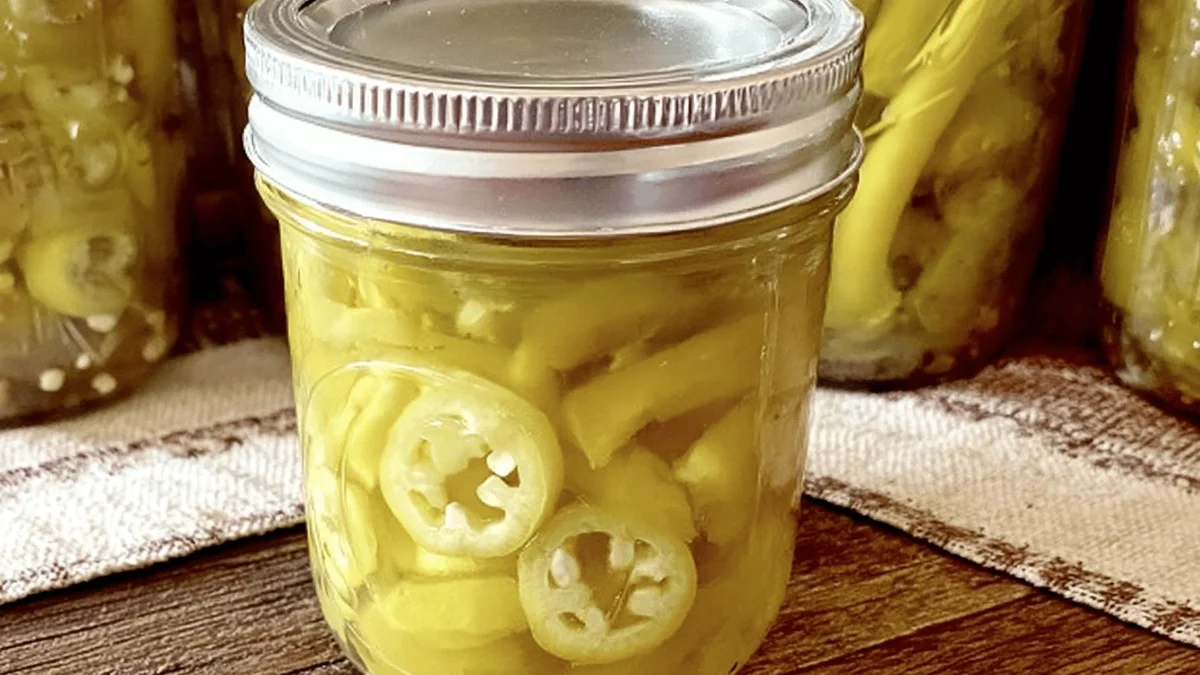 Refrigerator Pickled Banana Peppers for Quick Flavor!