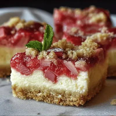 Rhubarb Cheesecake Squares Recipe: A Sweet and Tangy Treat