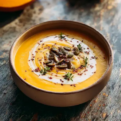 Rich Butternut Squash Soup Recipe with Crispy Sage