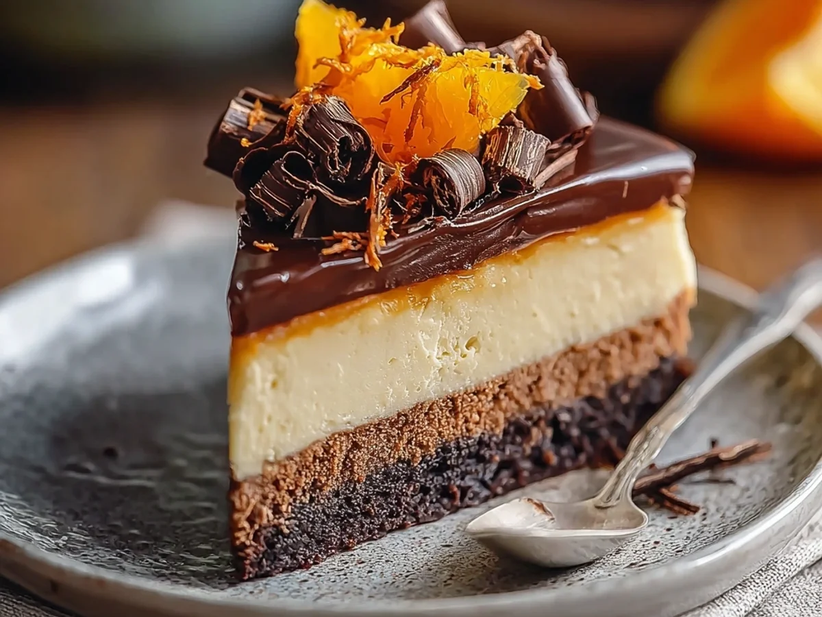 Rich Chocolate Orange Cheesecake: A Zesty Dessert Dream - Featured Image