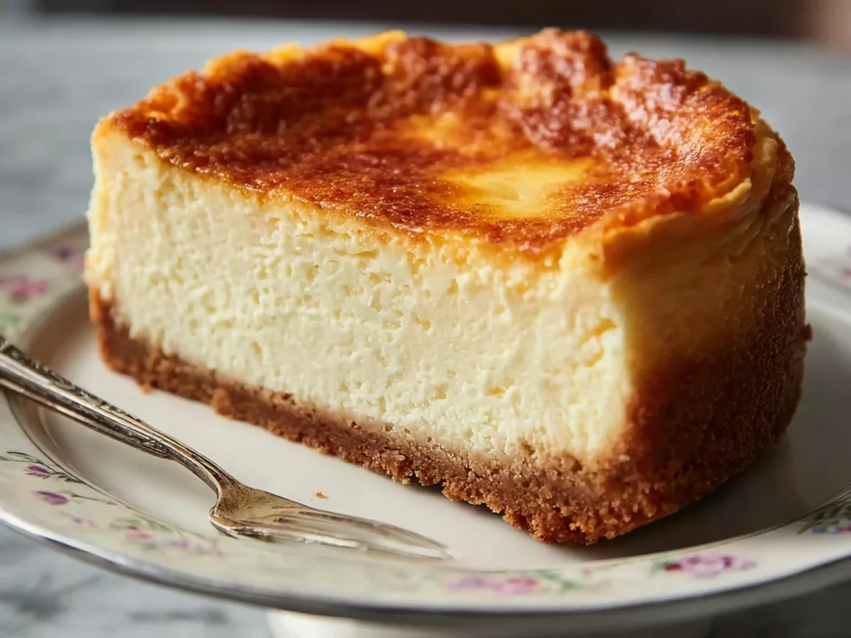 Rich Classic New York Cheesecake: My Kitchen Story - Featured Image