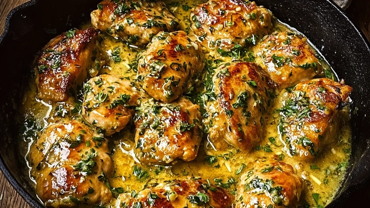 Rich Garlic Butter Chicken Skillet: Roadhouse
