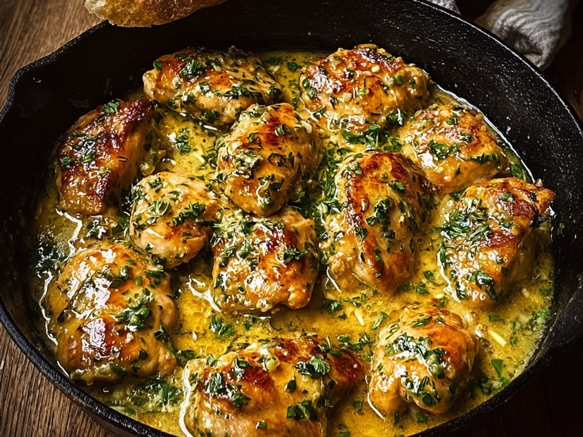 Rich Garlic Butter Chicken Skillet: Roadhouse - Featured Image