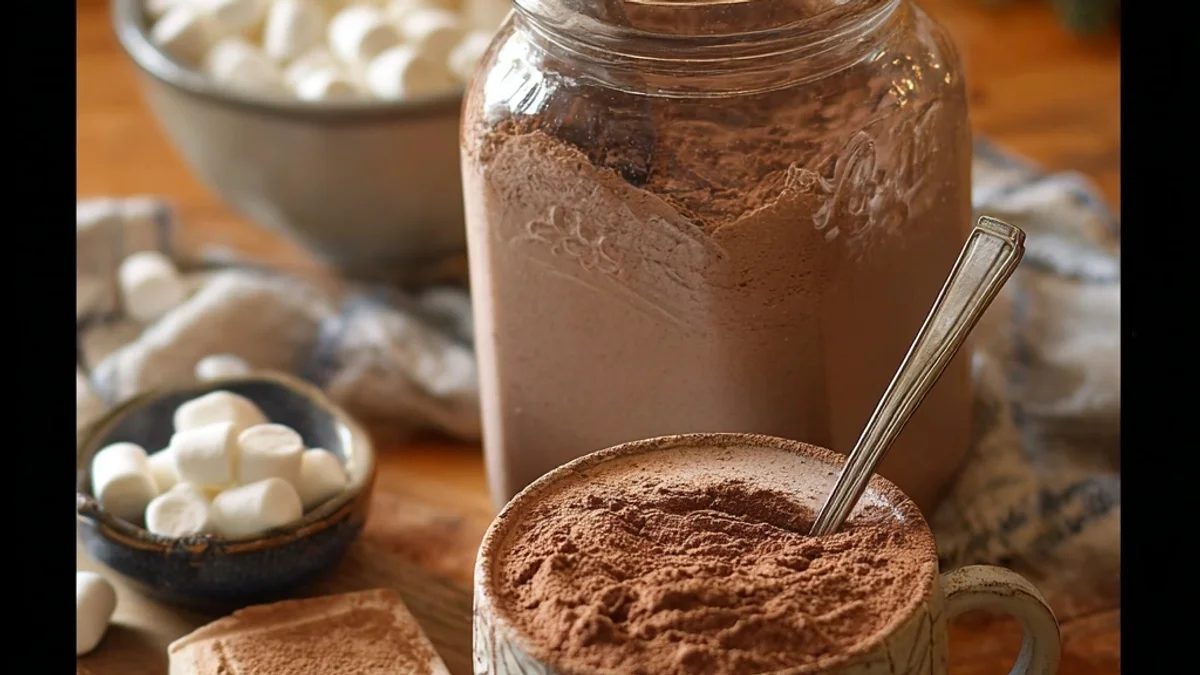 Rich Homemade Hot Cocoa Mix: A Winter Hug in a Mug