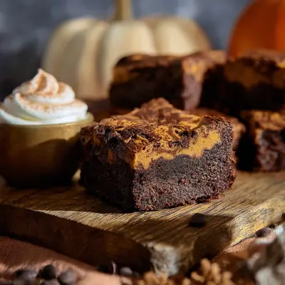 Rich Pumpkin Brownies Recipe: Fudgy Fall Treat