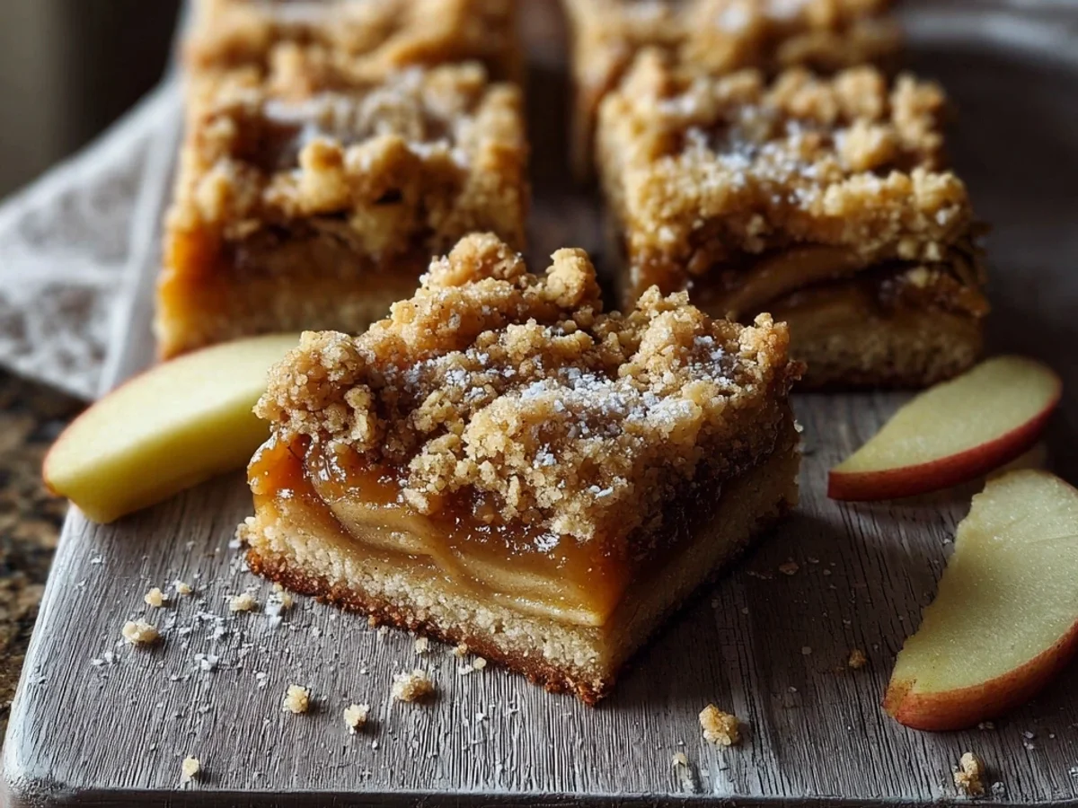 Rich Salted Caramel Apple Crumble Bars: A Fall Treat - Featured Image