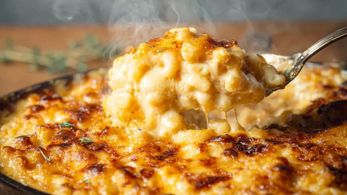 Rich Soul Food Baked Mac and Cheese Recipe