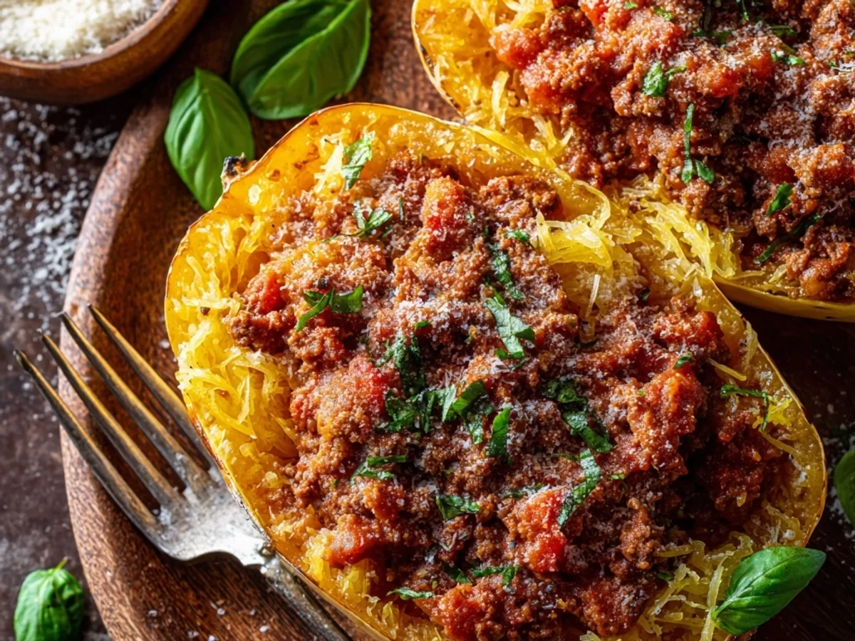 Rich Spaghetti Squash Bolognese: Healthy Dinner Twist - Featured Image
