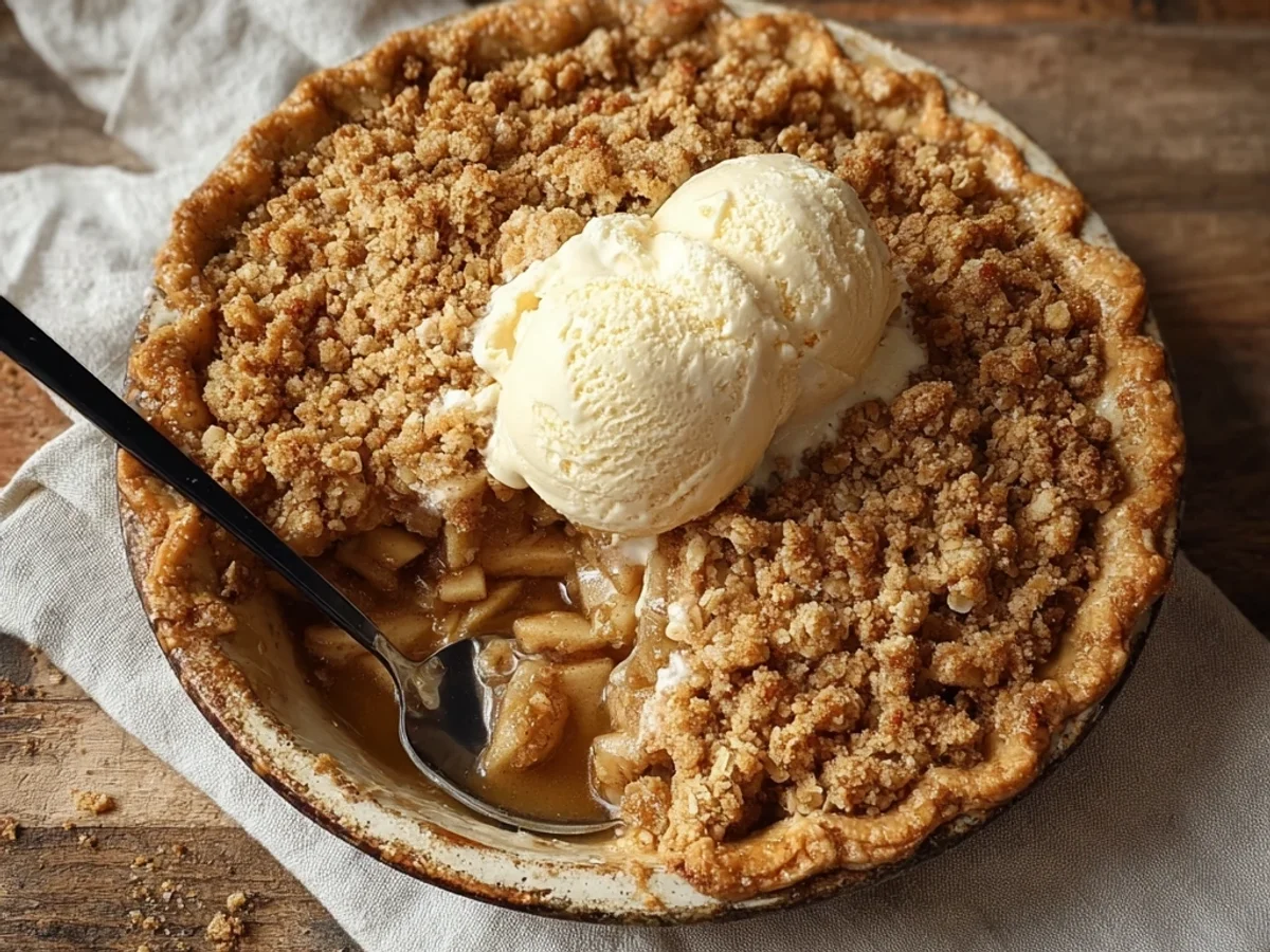 Rustic Apple Crisp Pie: Simple & Sweet Dessert - Featured Image