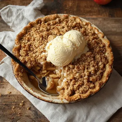 Rustic Apple Crisp Pie: Simple & Sweet Dessert