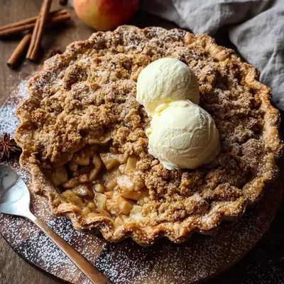 Rustic Apple Crisp Pie: Sweet Fall Comfort