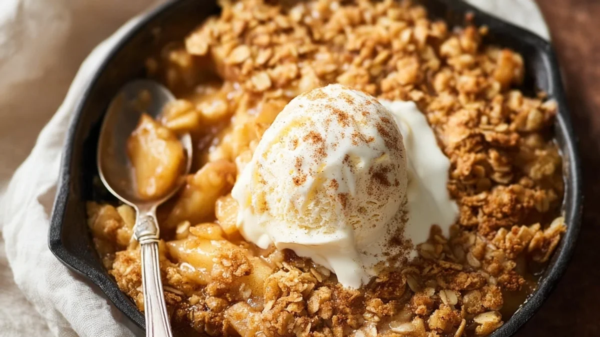 Rustic Apple Crisp: Simple Comfort Dessert