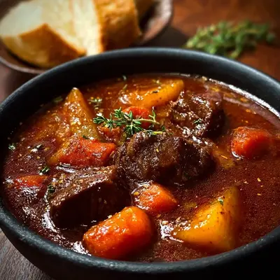 Rustic Beef Stew with Root Vegetables