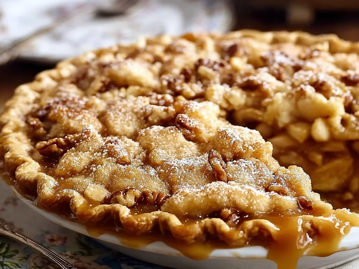 Rustic Caramel Apple Pie: A Sweet Autumn Delight - Featured Image