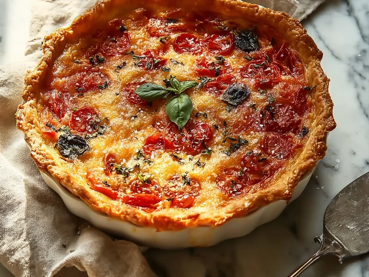 Rustic James Beard's Tomato Pie: A Summer Classic - Featured Image