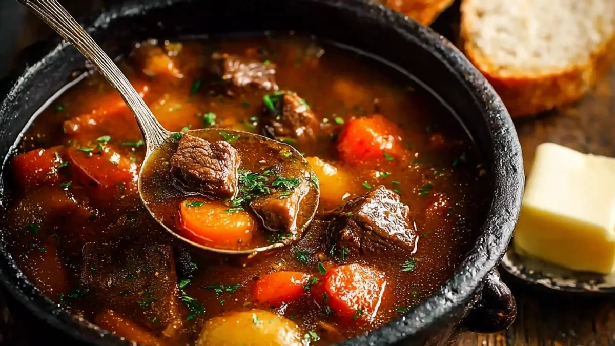 Rustic Old Fashioned Beef Stew: A Hearty Winter Classic