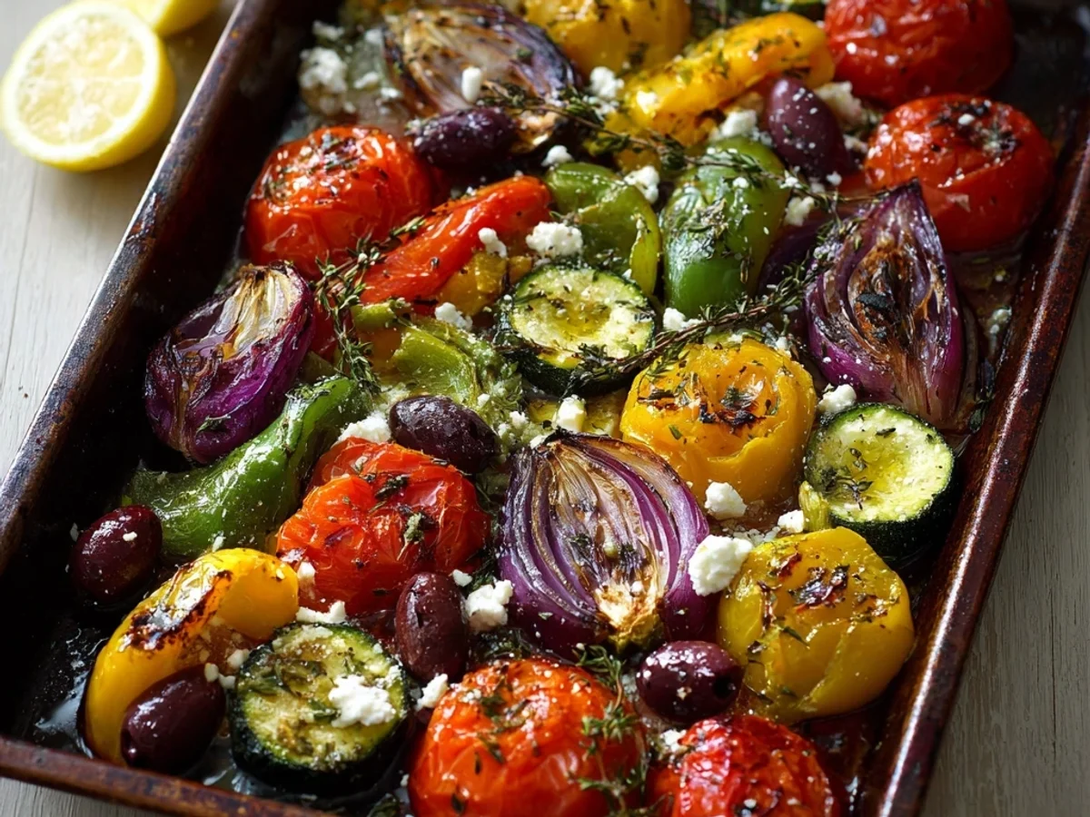 Rustic One Pan Greek Vegetables: Easy Weeknight Flavor - Featured Image