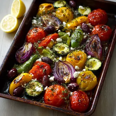Rustic One Pan Greek Vegetables: Easy Weeknight Flavor
