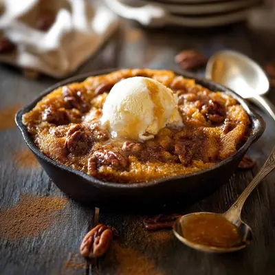 Rustic Pumpkin Pecan Cobbler: Autumn's Favorite Bake
