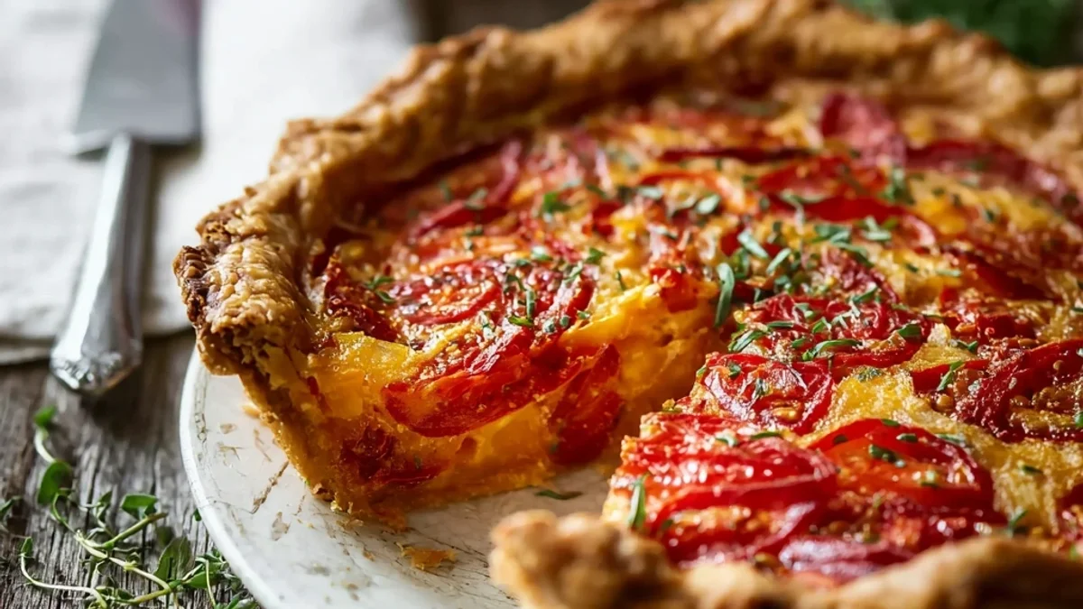 Rustic Tomato Pie: A Savory Summer Delight