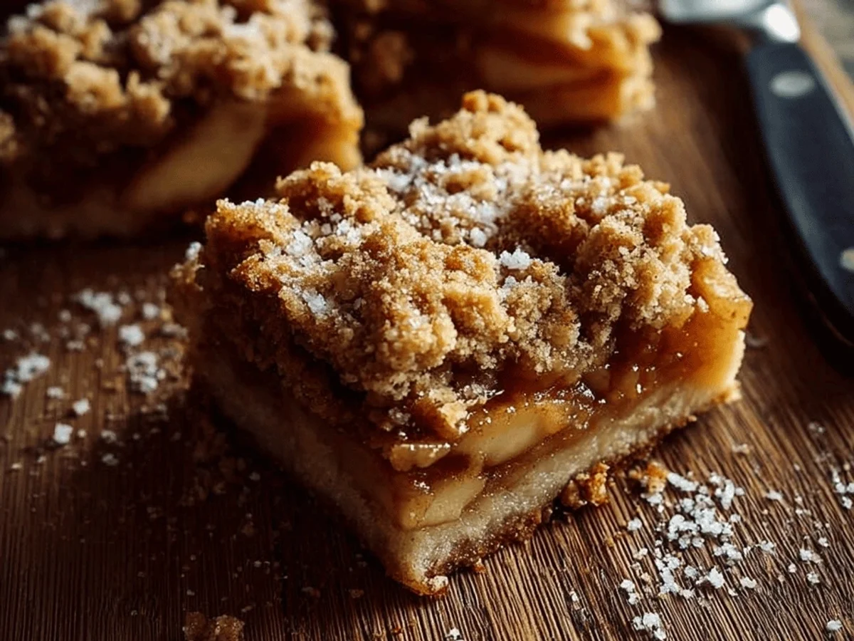 Salted Caramel Apple Crumble Bars: Your Fall Favorite - Featured Image