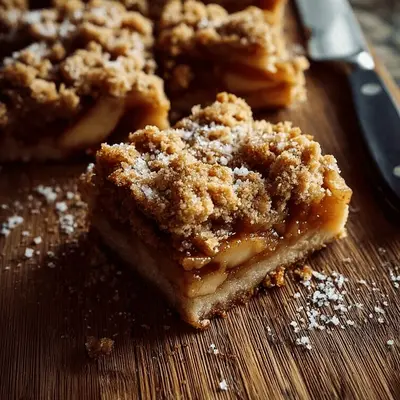 Salted Caramel Apple Crumble Bars: Your Fall Favorite