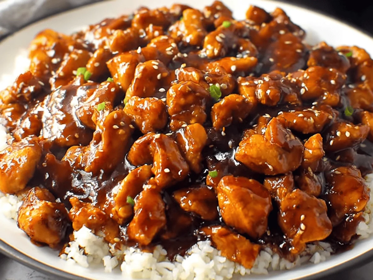 Savory Bourbon Chicken Recipe for Dinner - Featured Image