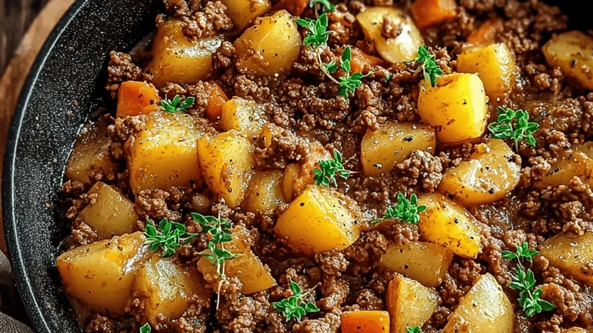 Savory Ground Beef and Potatoes: My 30-Minute Comfort Meal