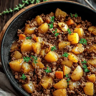Savory Ground Beef and Potatoes: My 30-Minute Comfort Meal