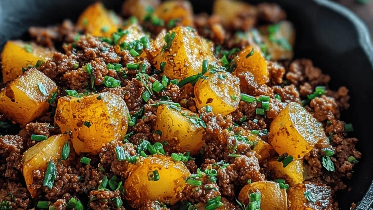 Savory Ground Beef and Potatoes: My 30-Minute Go-To