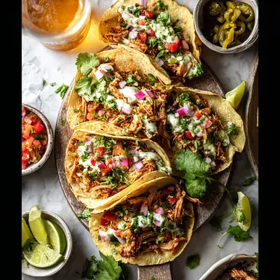 Savory Pulled Chicken Tacos: A Weeknight Flavor Burst