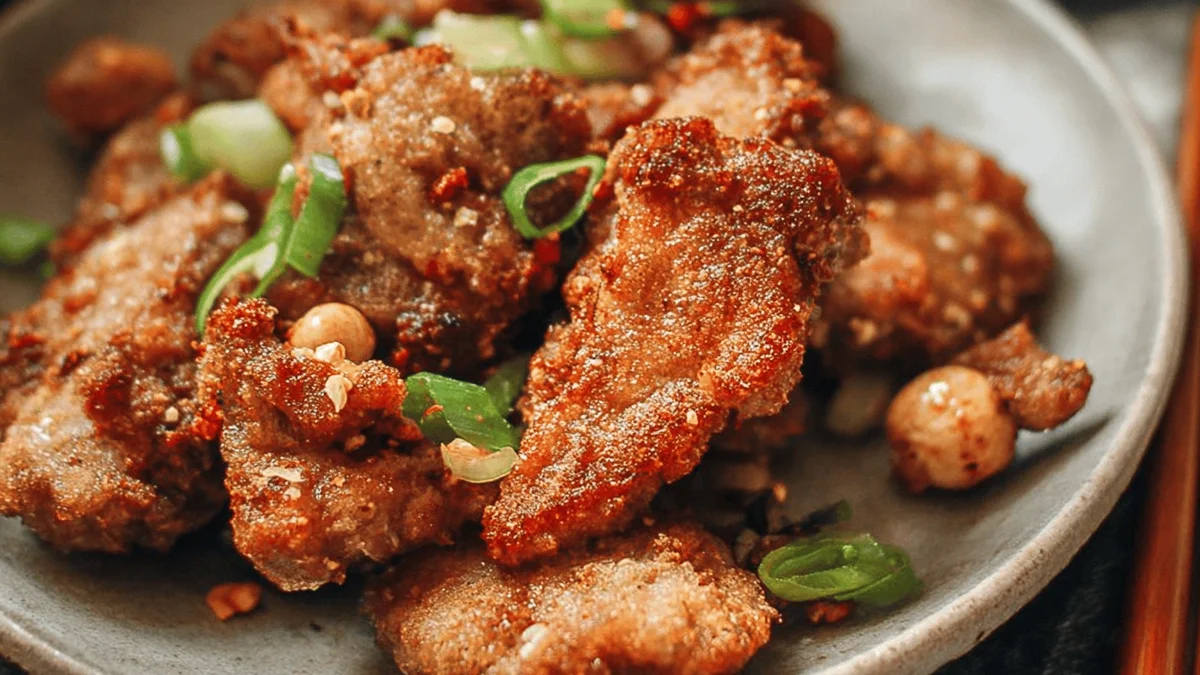 Savory Salt and Pepper Pork Chops Recipe