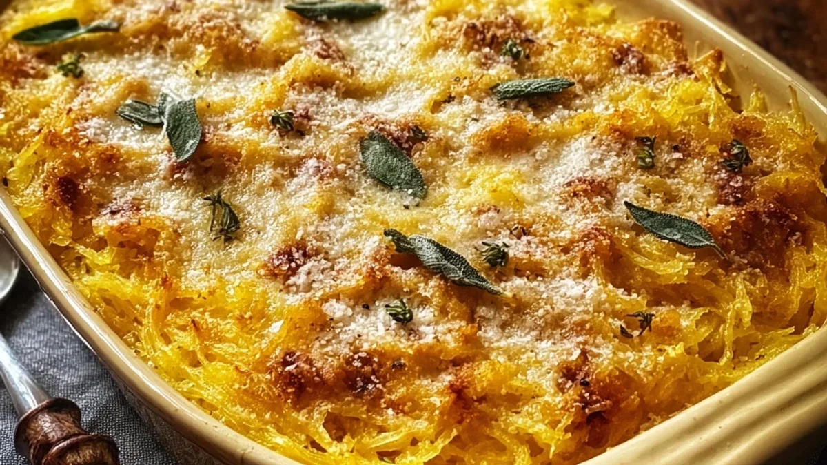 Savory Spaghetti Squash Casserole: A Weeknight Favorite