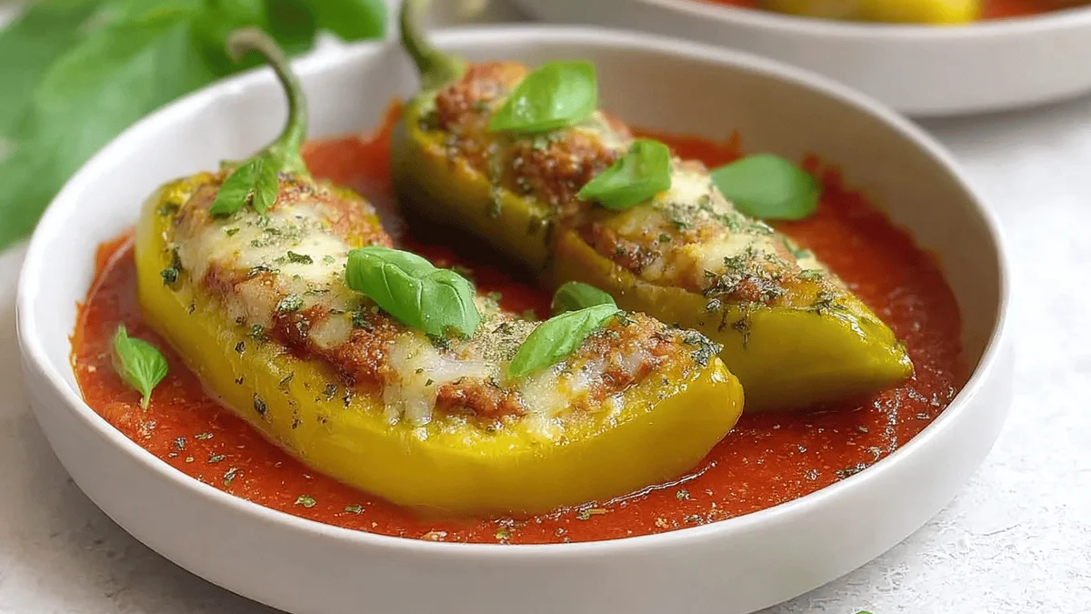 Savory Stuffed Banana Peppers: A Flavorful Main Dish