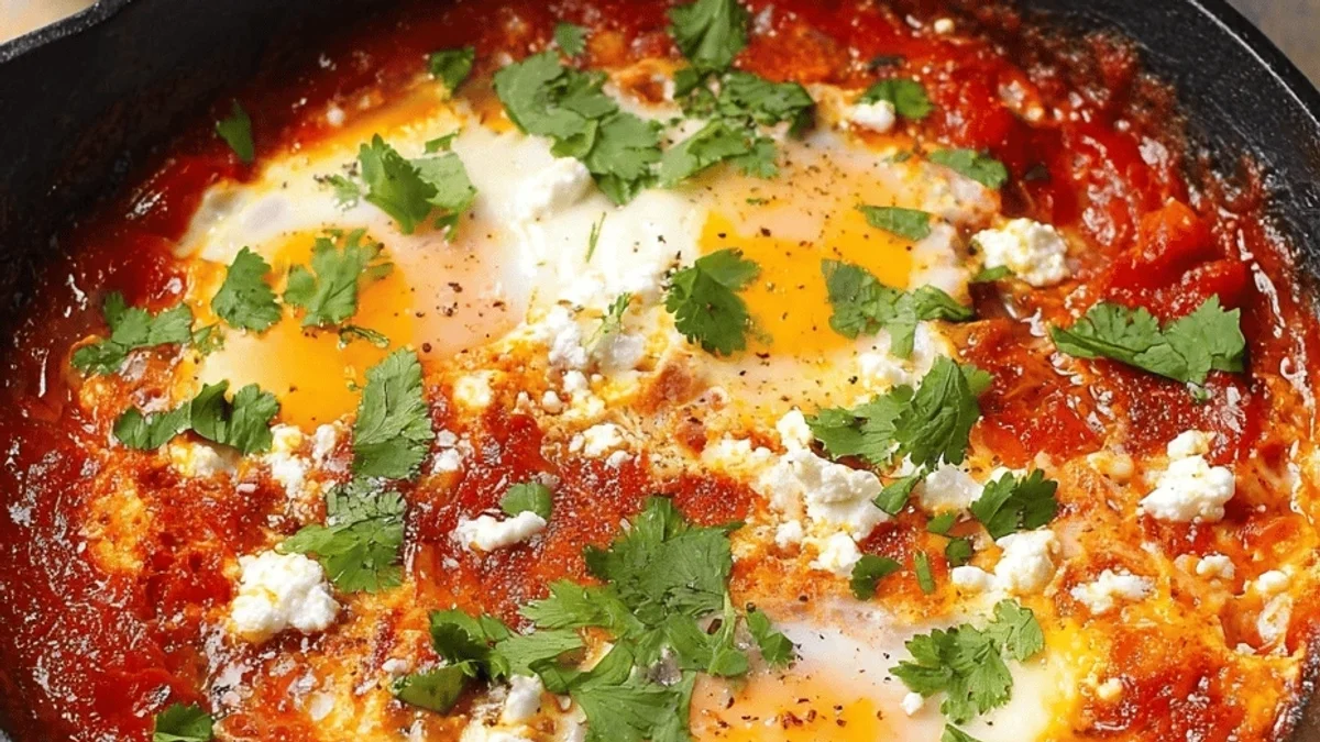 Shakshuka for Two: Quick & Cozy Brunch Delight