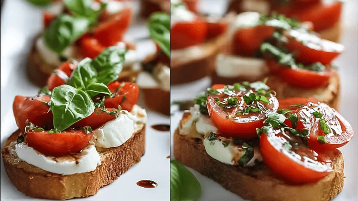 Simple and Delicious Caprese Bruschetta Recipe