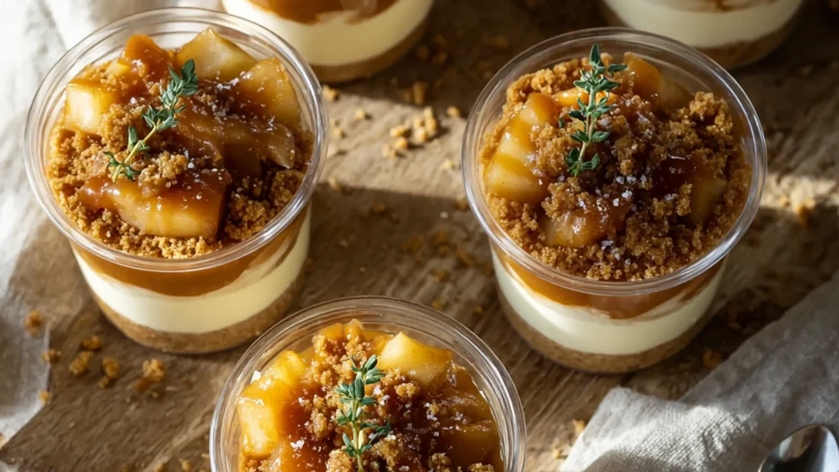 Simple Caramel Apple Dessert Cups: Easy Fall Treat