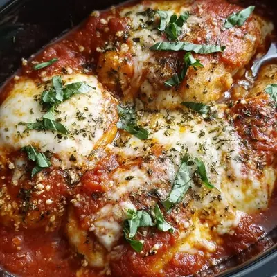 Simple Crockpot Chicken Parmesan: Weeknight Comfort