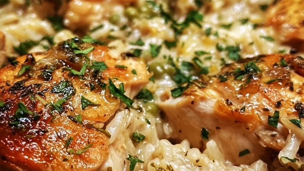 Simple Forgotten Chicken and Rice: Effortless Comfort