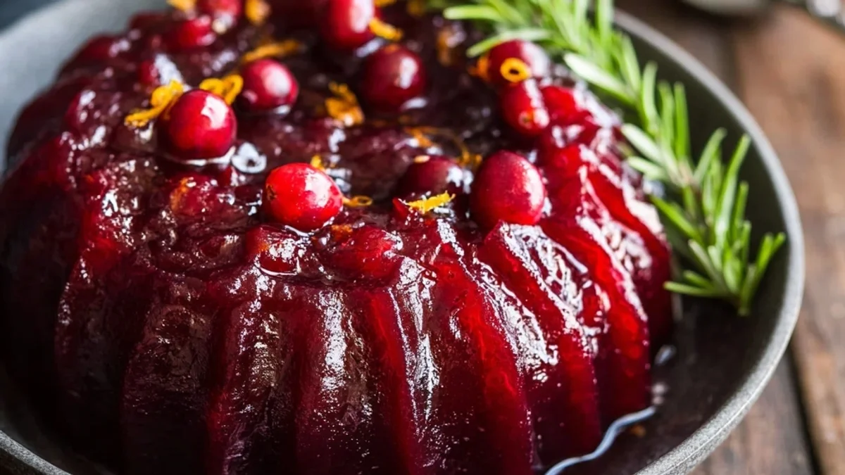 Simple Homemade Cranberry Sauce for Festive Tables