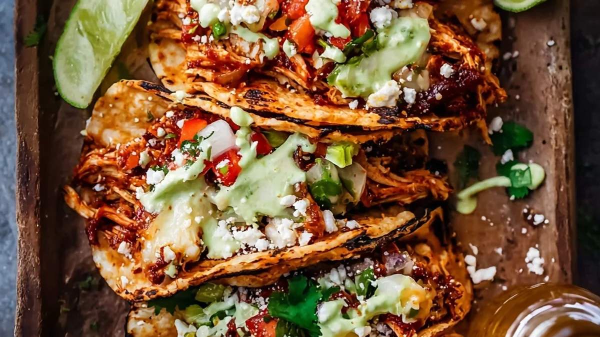 Simple Shredded Chicken Tacos Recipe for Busy Nights